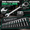 Juego de Llaves Mixtas 8–32 mm en Acero Cromo Vanadio – 14 Piezas