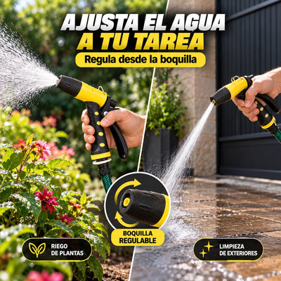 Pistola Jardinera para Manguera con Boquilla Regulable y Gatillo