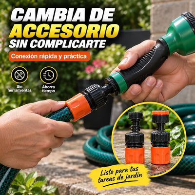 Kit de Acoples Rápidos para Manguera 1/2" – 4 Piezas
