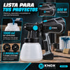 Pistola Eléctrica para Pintar Knox KPT402 600W 1000 ml