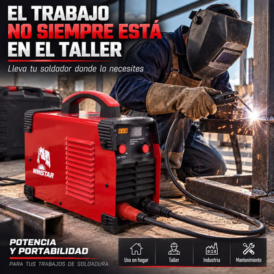 Soldador Inversor Winstar 200A 110V / 220V Portátil