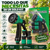 Pistola Jardinera de 7 Chorros con 4 Acoples para Manguera 1/2"