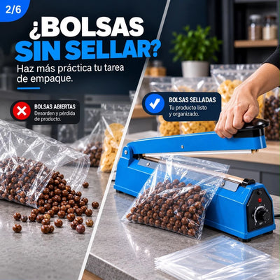 Selladora Eléctrica para Bolsas Plásticas 300 mm 110V