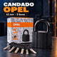 Candado Opel Negro 63 mm con 5 Llaves