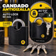 Candado Anticizalla Auto Lock 60 mm con 4 Llaves