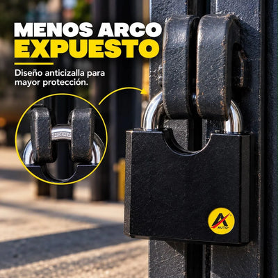 Candado Anticizalla Auto Lock 70 mm con 4 Llaves