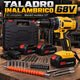 Taladro Inalámbrico 68V con Mandril Metálico de 1/2” y Kit de Accesorios