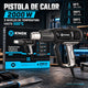 Pistola de Calor KNOX KPT400 2000W 110V 3 Temperaturas