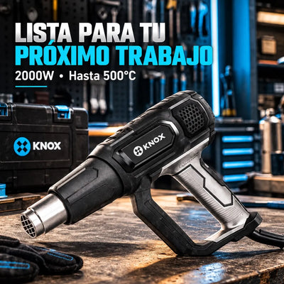 Pistola de Calor KNOX KPT400 2000W 110V 3 Temperaturas