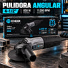 Pulidora Angular KNOX KPT202 4-1/2" 850W 11.000 RPM 110V