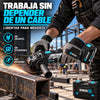 Pulidora Angular Inalámbrica KNOX 4-1/2" 21V con Batería y Maletín
