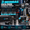 Llave de Impacto Inalámbrica KNOX 21V 350 Nm 1/2” con 2 Baterías