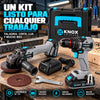 Combo KNOX 21V Taladro Percutor y Pulidora Brushless con 2 Baterías