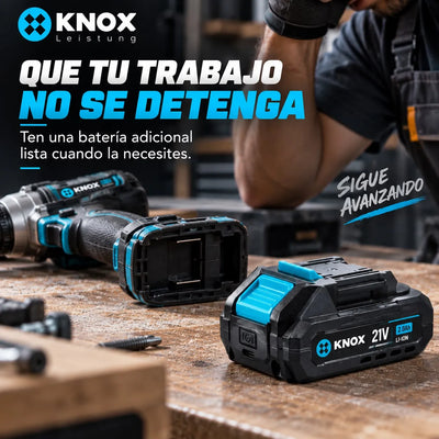 Batería KNOX 21V 2,0Ah Li-Ion con Puerto Tipo C KPTBT02