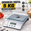 Gramera Digital de Cocina GC-8 5 kg con Precisión de 1 g