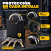 Candado Anticizalla Auto Lock 50 mm con 4 Llaves