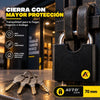 Candado Anticizalla Auto Lock 70 mm con 4 Llaves