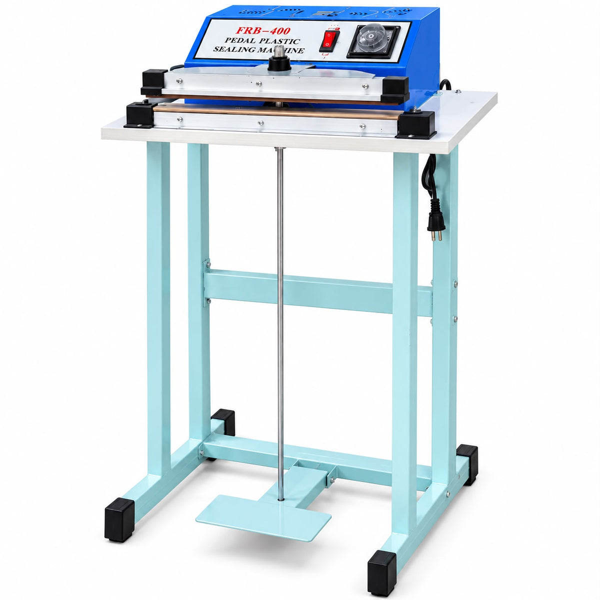 Selladora de Pedal para Bolsas Plásticas FRB-400 con Temporizador Regulable