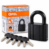 Candado Opel Negro 63 mm con 5 Llaves