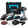 Combo KNOX 21V Taladro Percutor y Pulidora Brushless con 2 Baterías