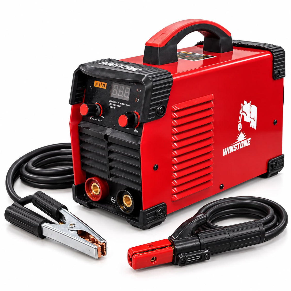 Soldador Inversor Winstone 130A Bivoltaje 110V/220V con Pinzas